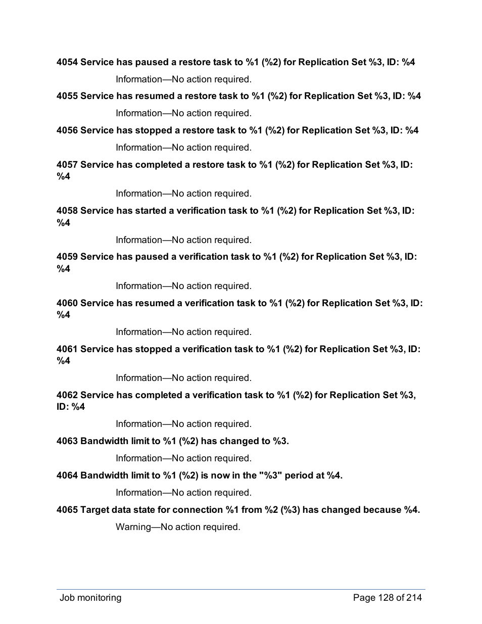 HP Storage Mirroring Software User Manual | Page 129 / 215
