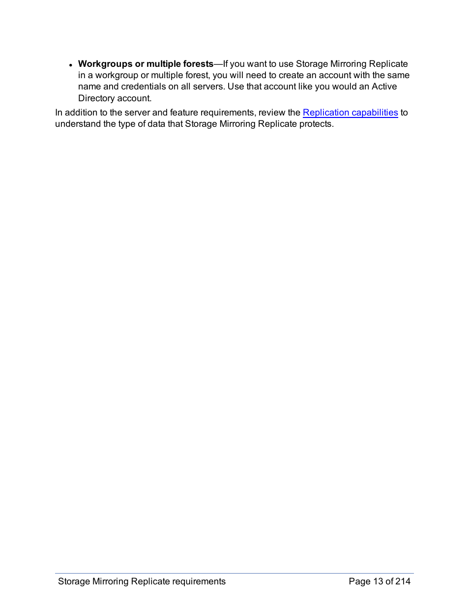 HP Storage Mirroring Software User Manual | Page 14 / 215