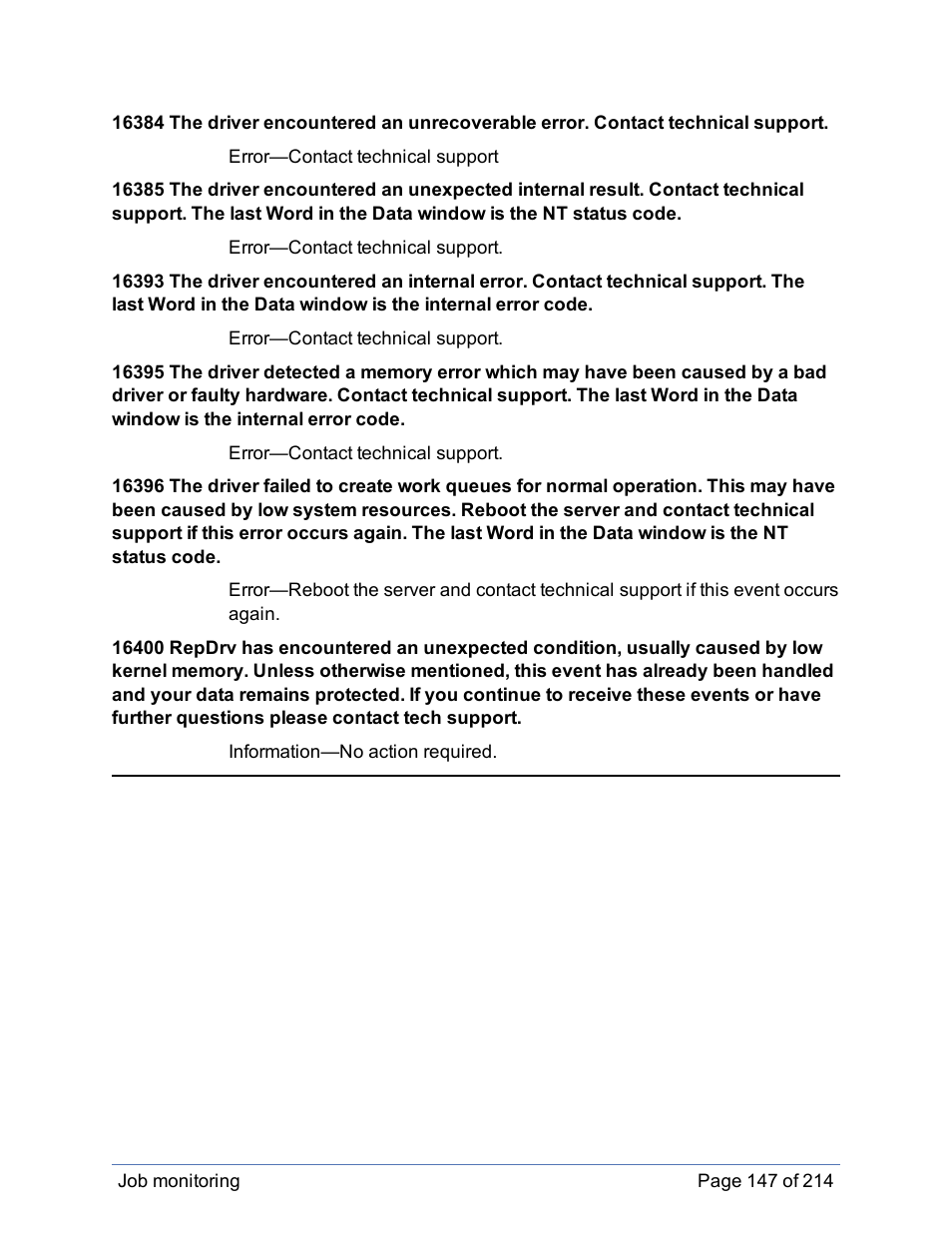 HP Storage Mirroring Software User Manual | Page 148 / 215