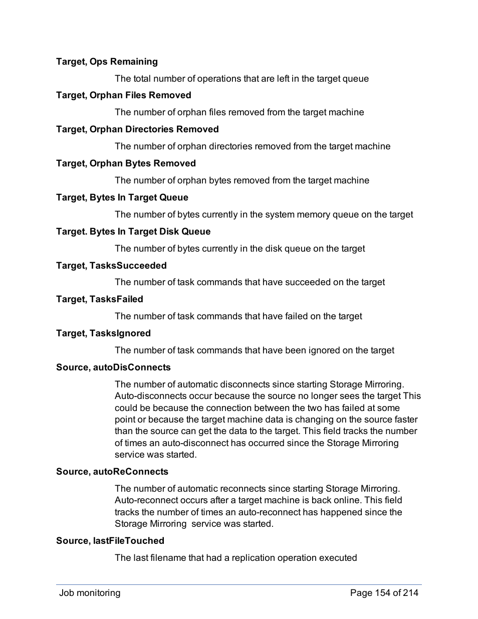 HP Storage Mirroring Software User Manual | Page 155 / 215
