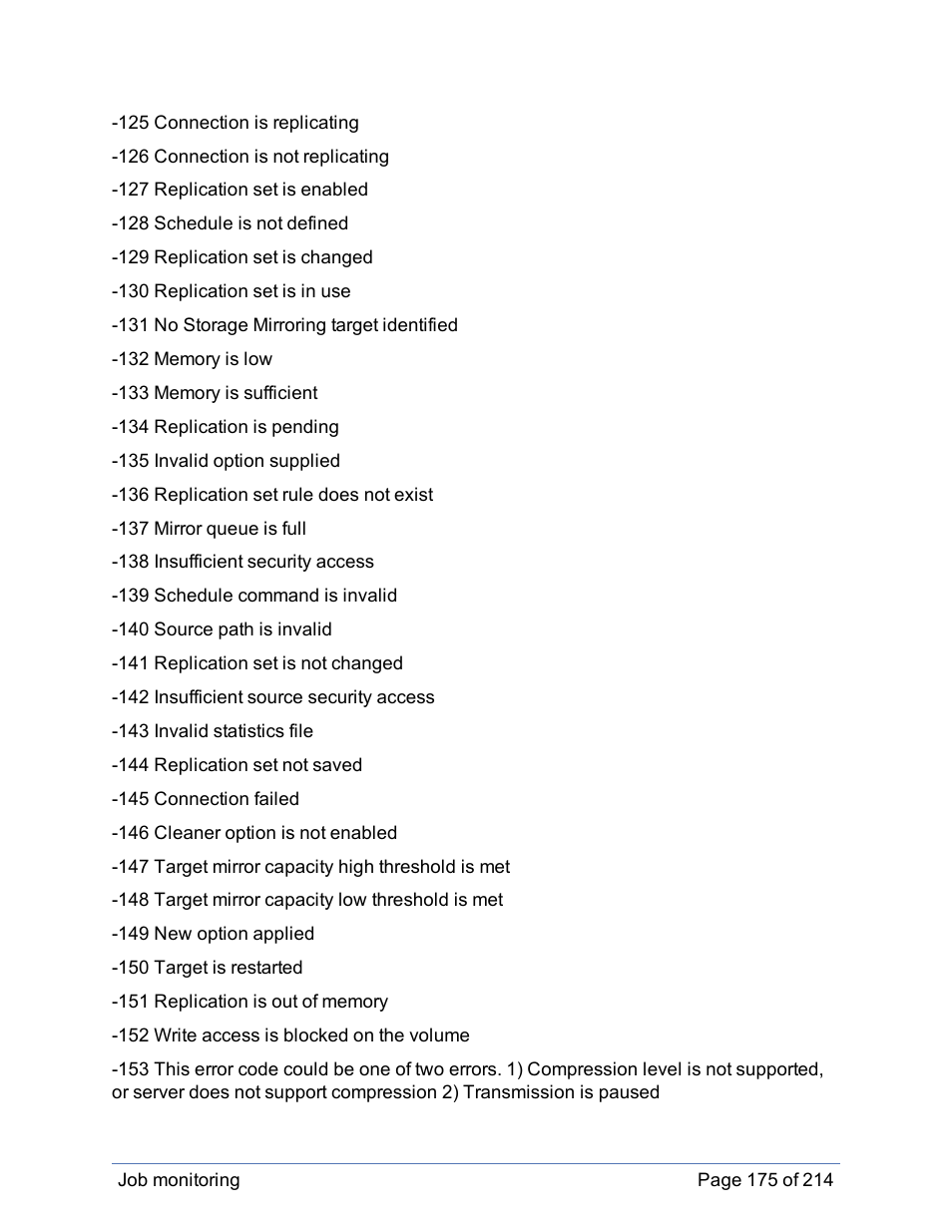 HP Storage Mirroring Software User Manual | Page 176 / 215