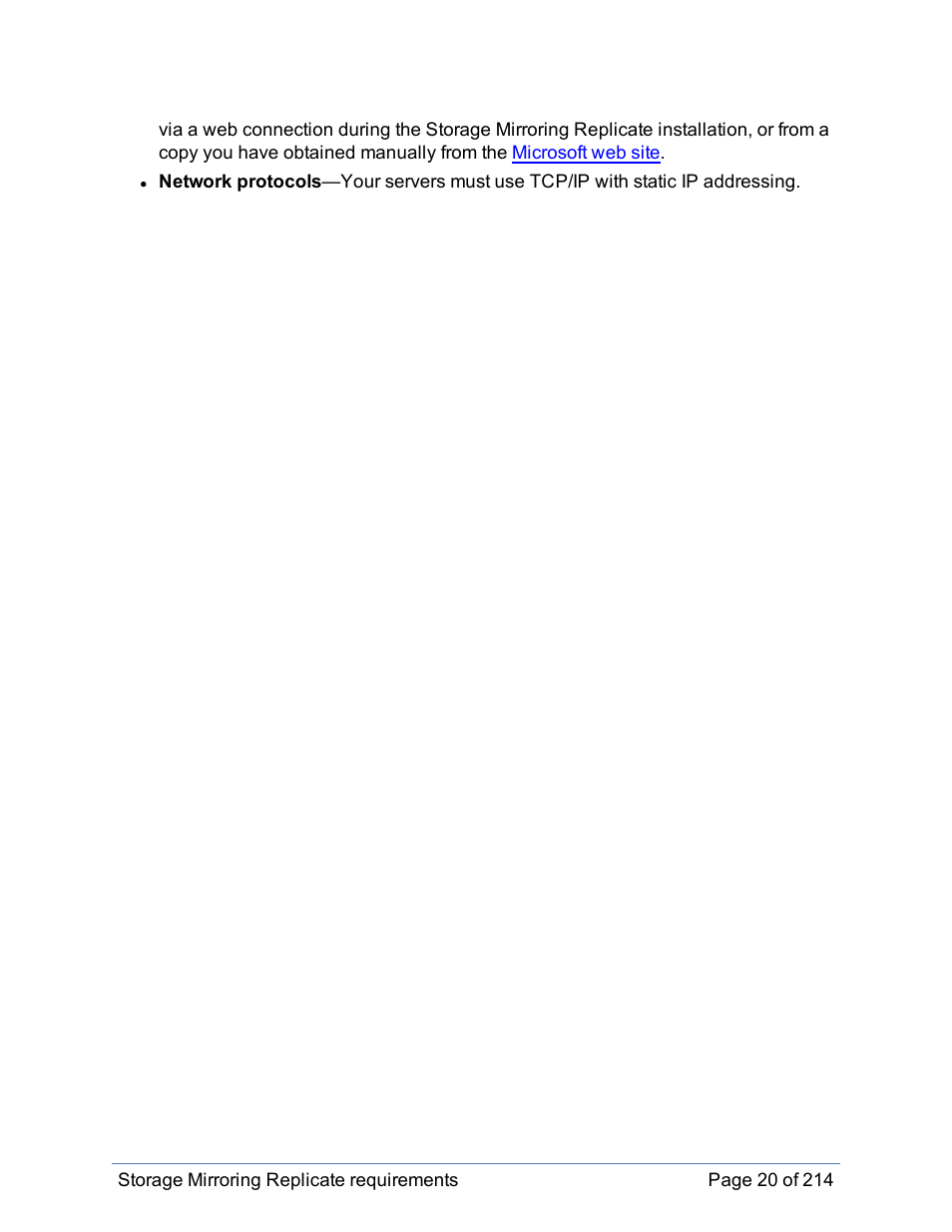 HP Storage Mirroring Software User Manual | Page 21 / 215