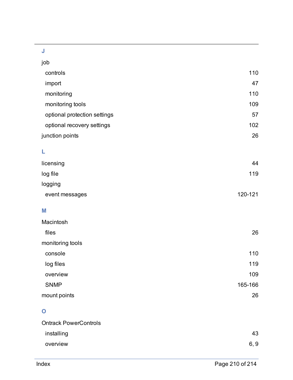 HP Storage Mirroring Software User Manual | Page 211 / 215