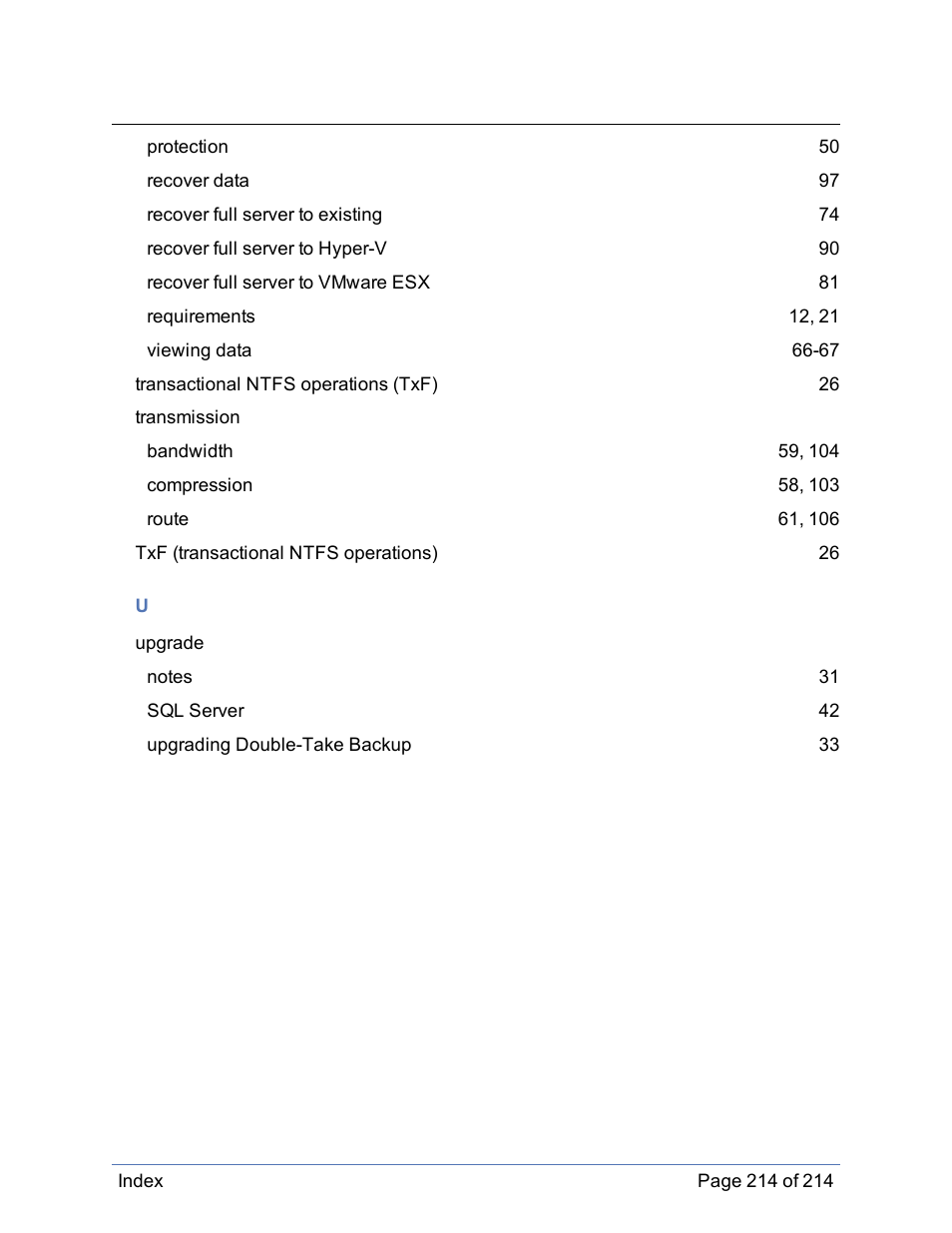 HP Storage Mirroring Software User Manual | Page 215 / 215