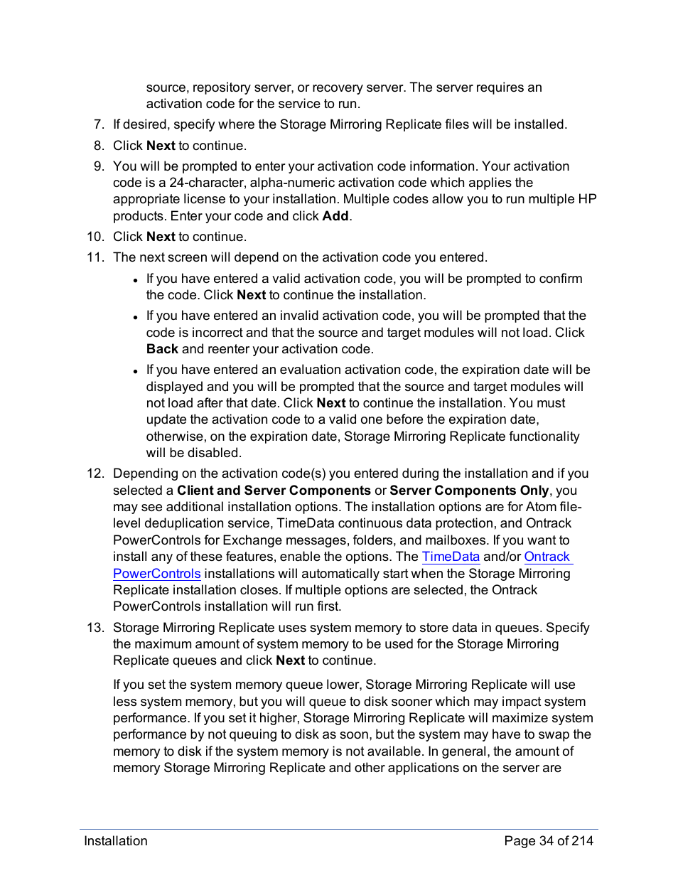 HP Storage Mirroring Software User Manual | Page 35 / 215
