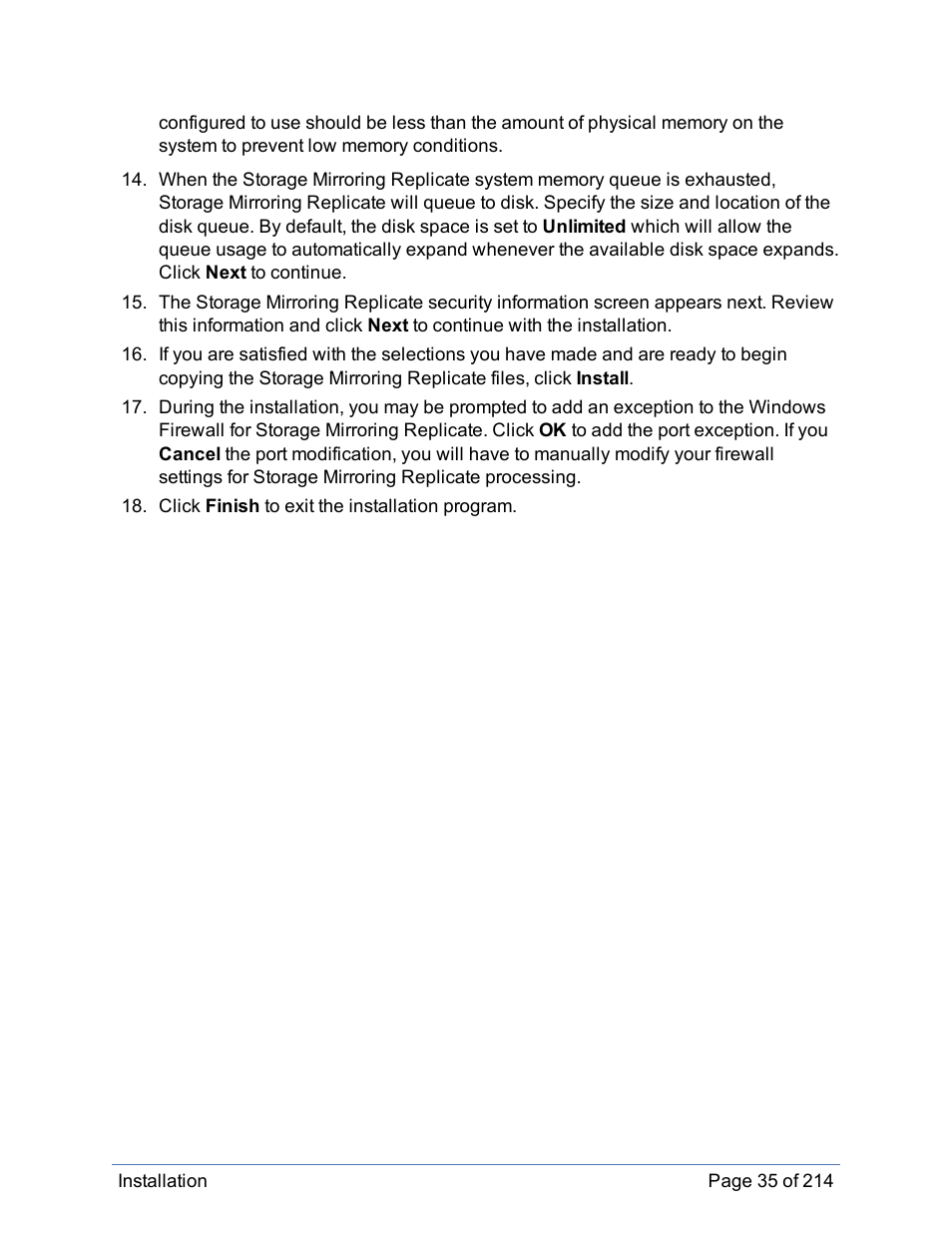 HP Storage Mirroring Software User Manual | Page 36 / 215