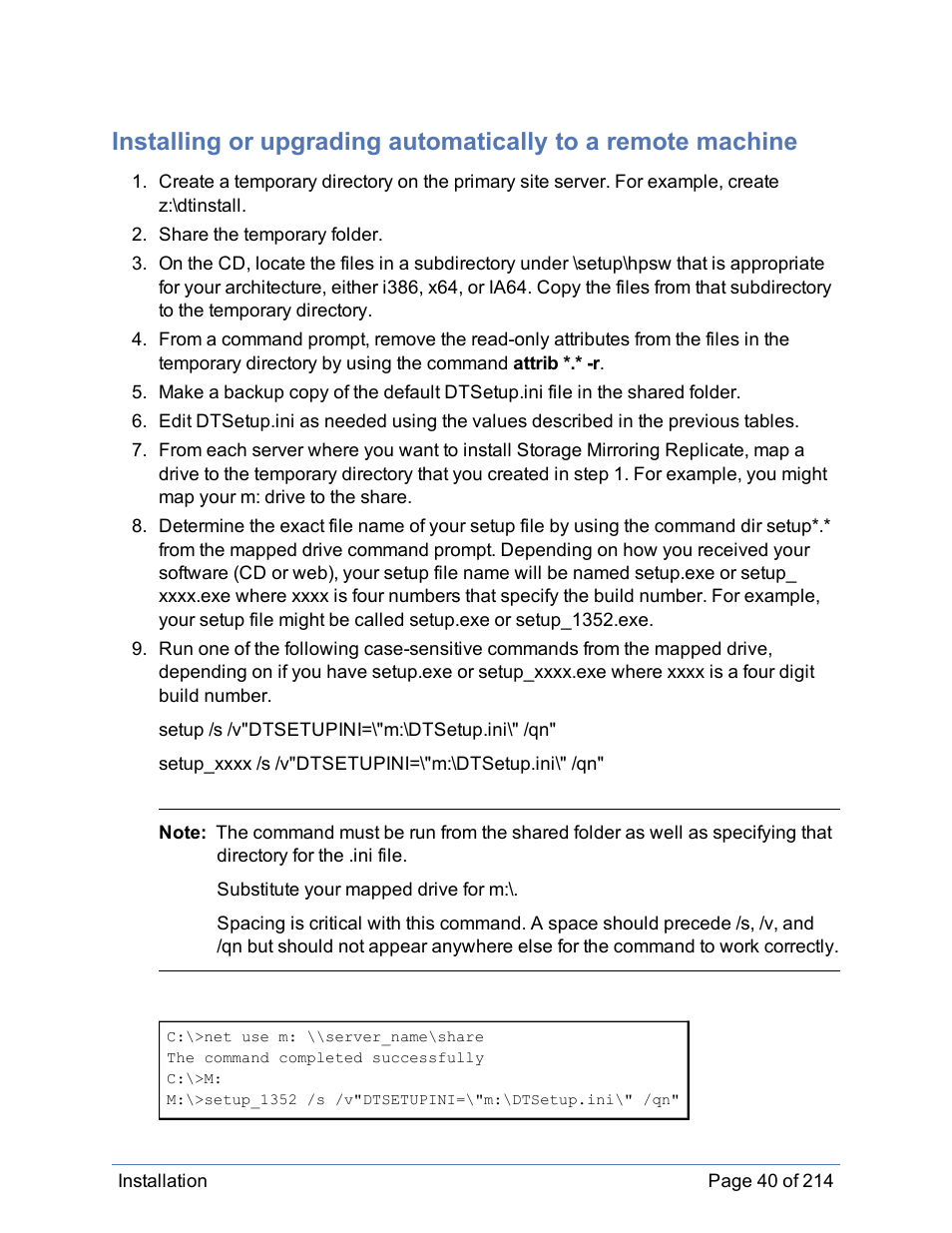 HP Storage Mirroring Software User Manual | Page 41 / 215