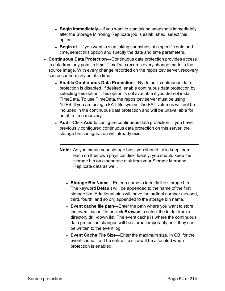 HP Storage Mirroring Software User Manual | Page 55 / 215