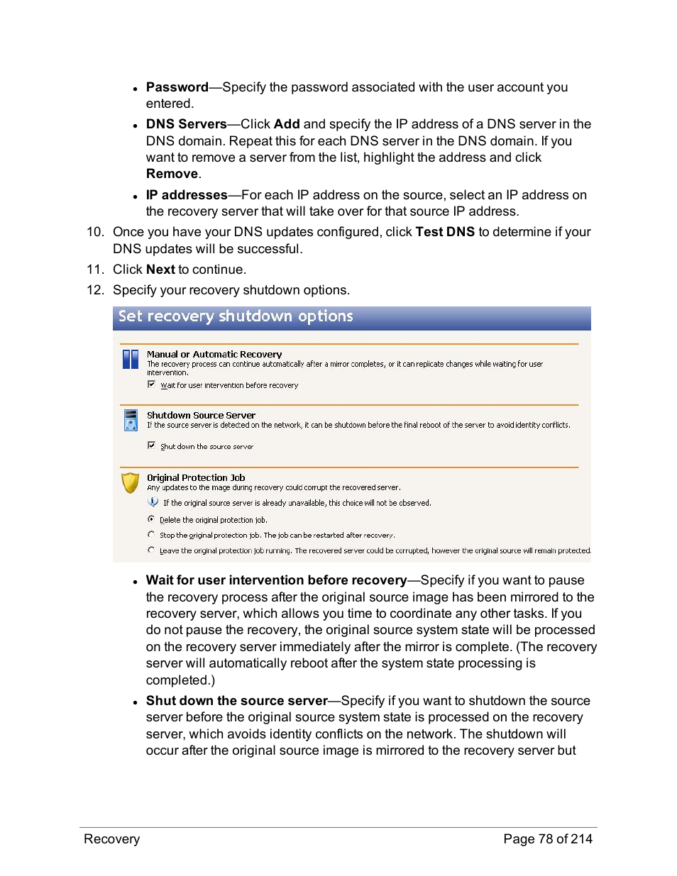 HP Storage Mirroring Software User Manual | Page 79 / 215