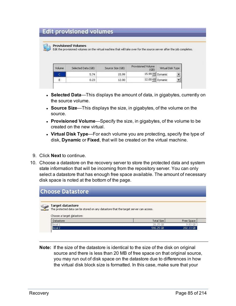 HP Storage Mirroring Software User Manual | Page 86 / 215