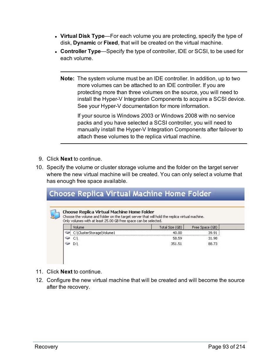 HP Storage Mirroring Software User Manual | Page 94 / 215