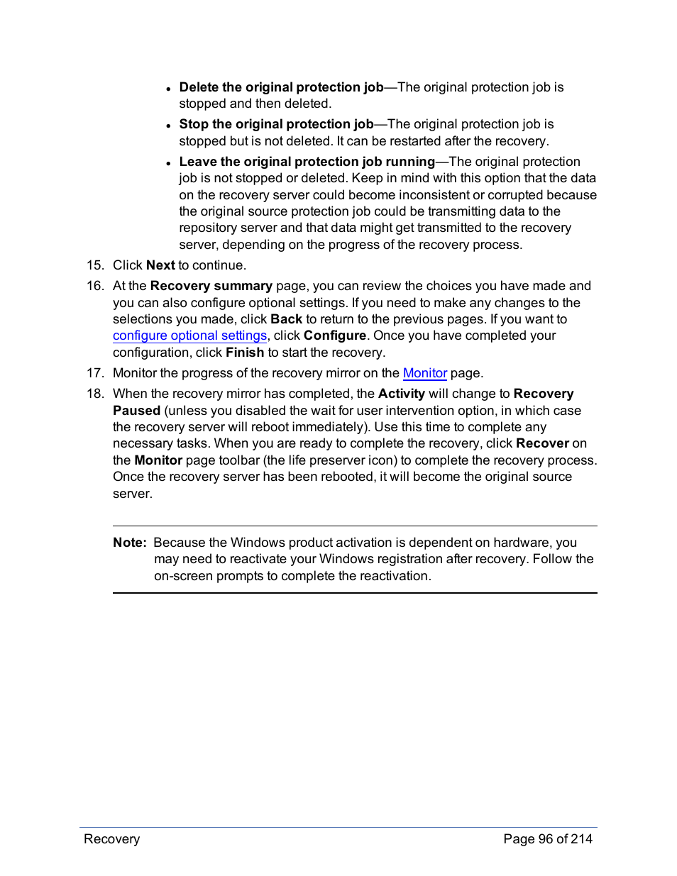 HP Storage Mirroring Software User Manual | Page 97 / 215
