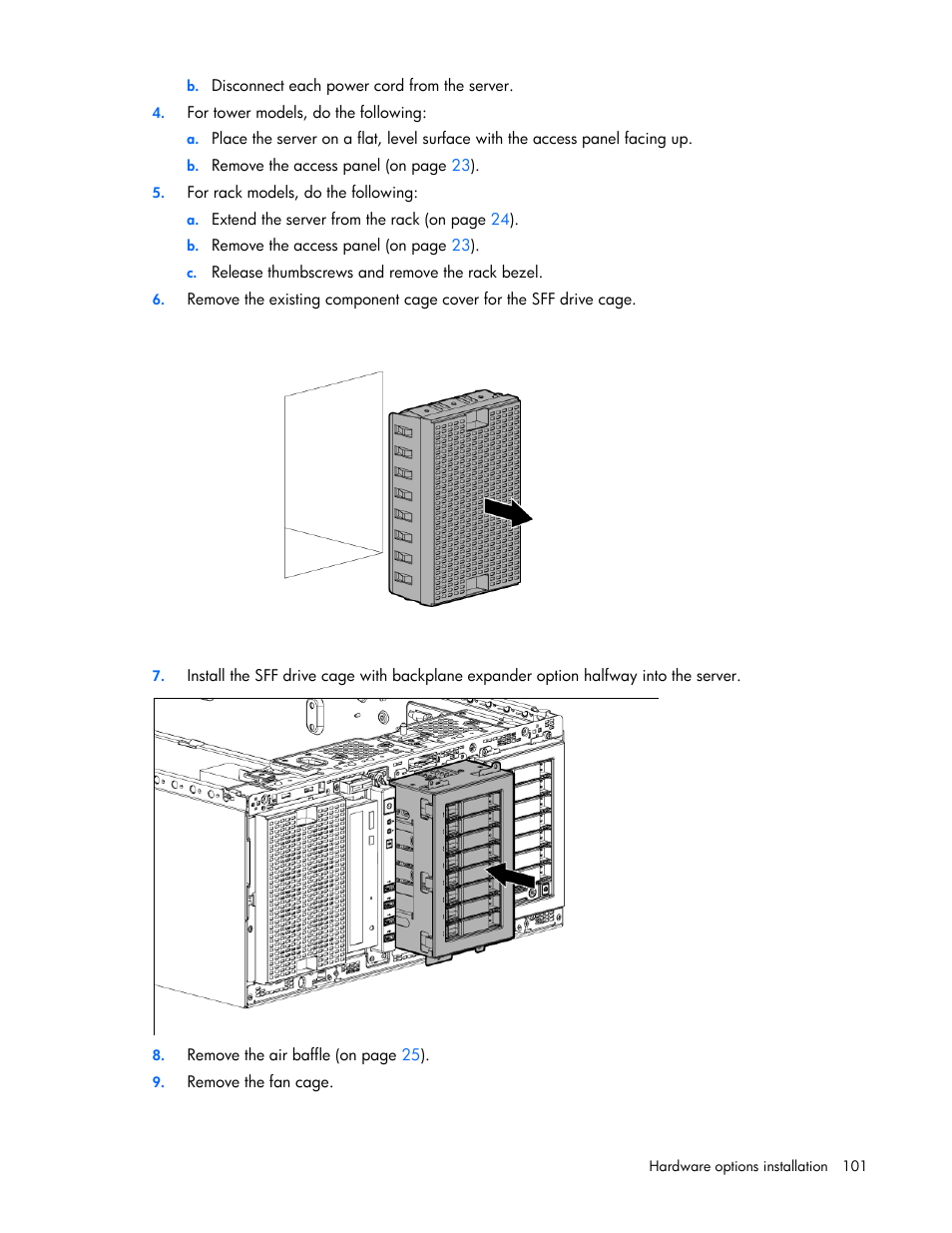 HP ProLiant ML350p Gen8 Server User Manual | Page 101 / 145