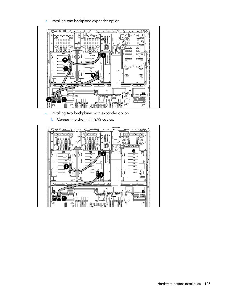HP ProLiant ML350p Gen8 Server User Manual | Page 103 / 145