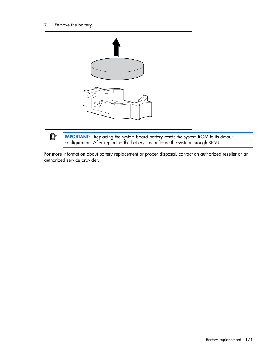 HP ProLiant ML350p Gen8 Server User Manual | Page 124 / 145