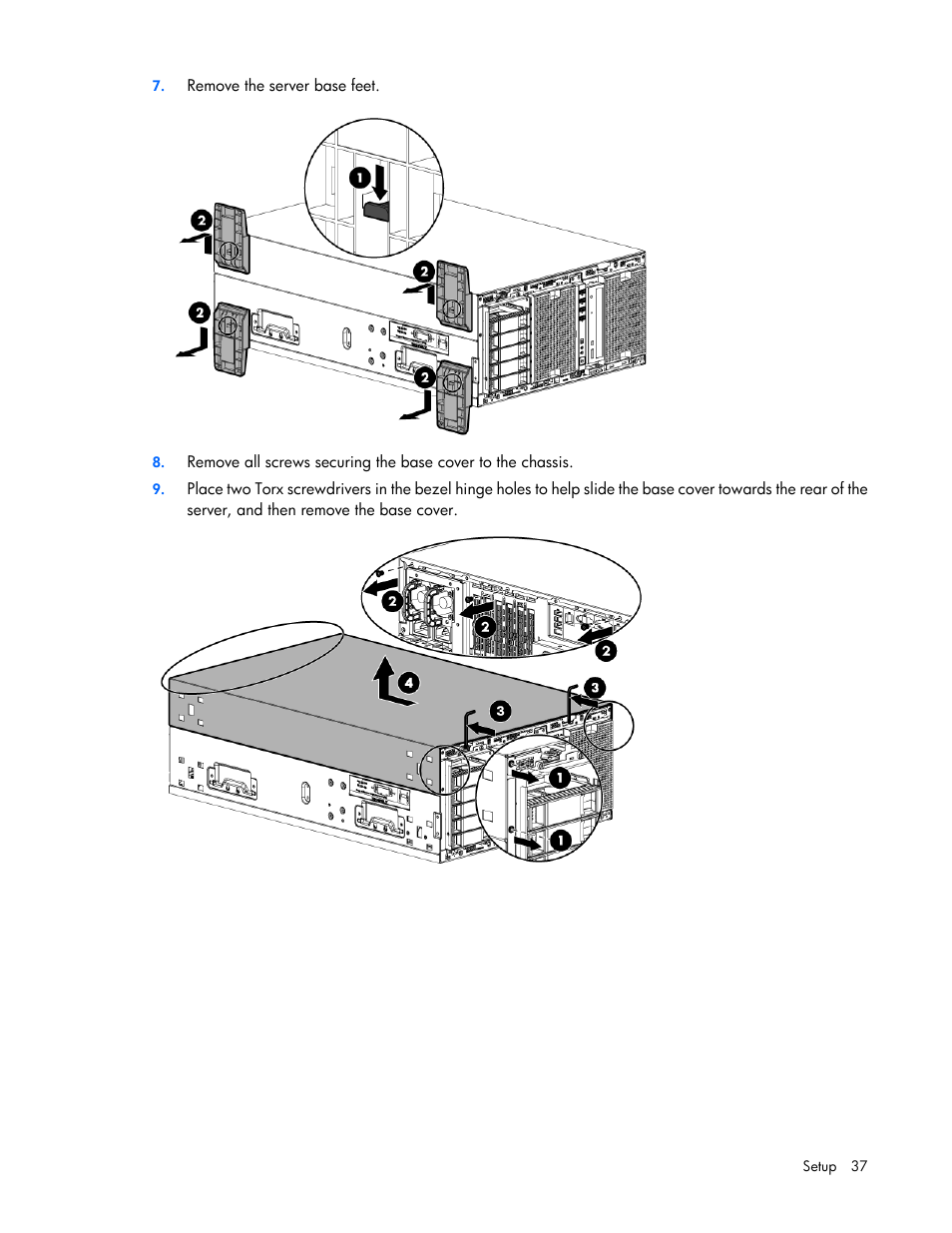 HP ProLiant ML350p Gen8 Server User Manual | Page 37 / 145
