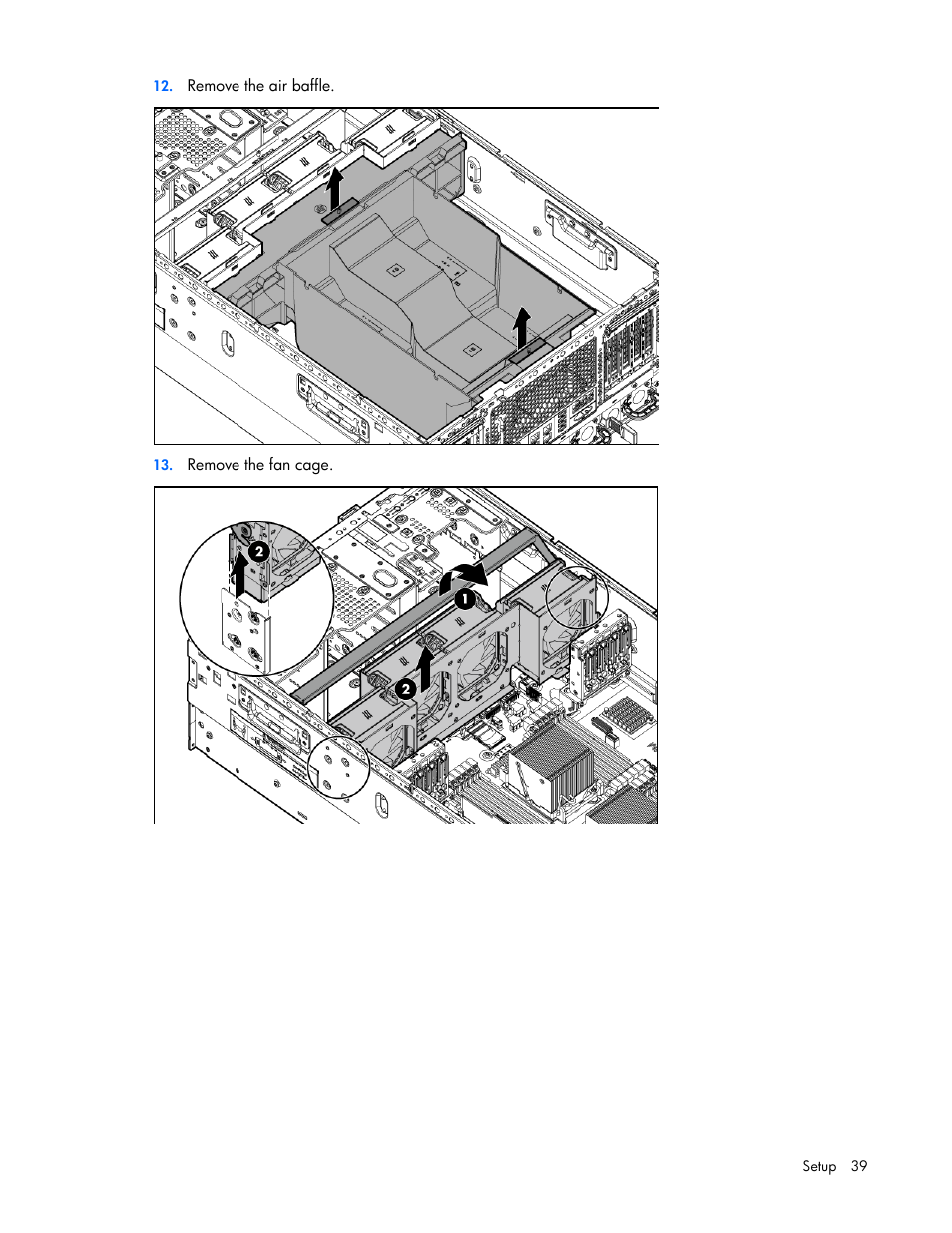 HP ProLiant ML350p Gen8 Server User Manual | Page 39 / 145