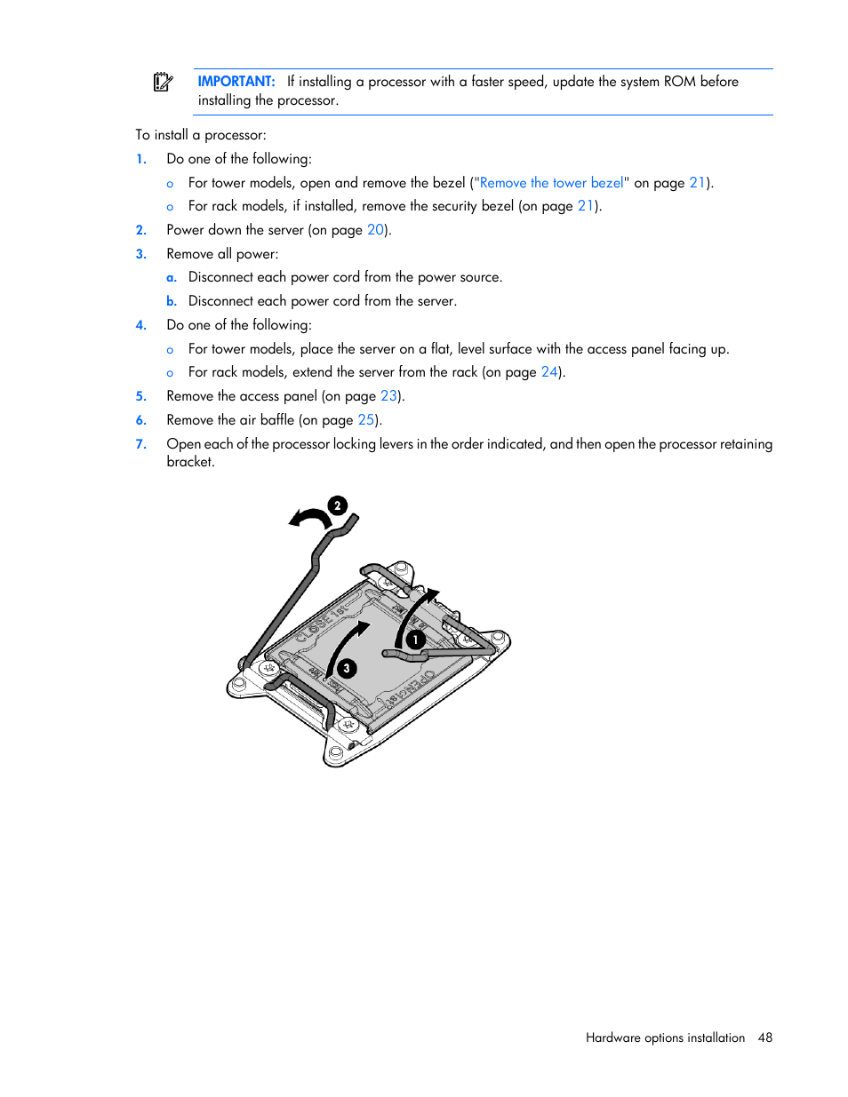 HP ProLiant ML350p Gen8 Server User Manual | Page 48 / 145