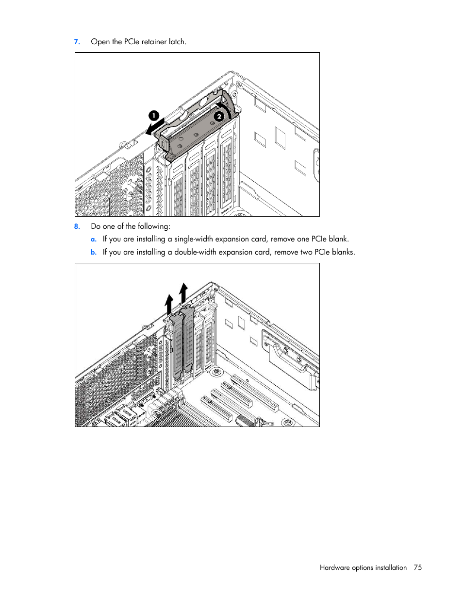 HP ProLiant ML350p Gen8 Server User Manual | Page 75 / 145