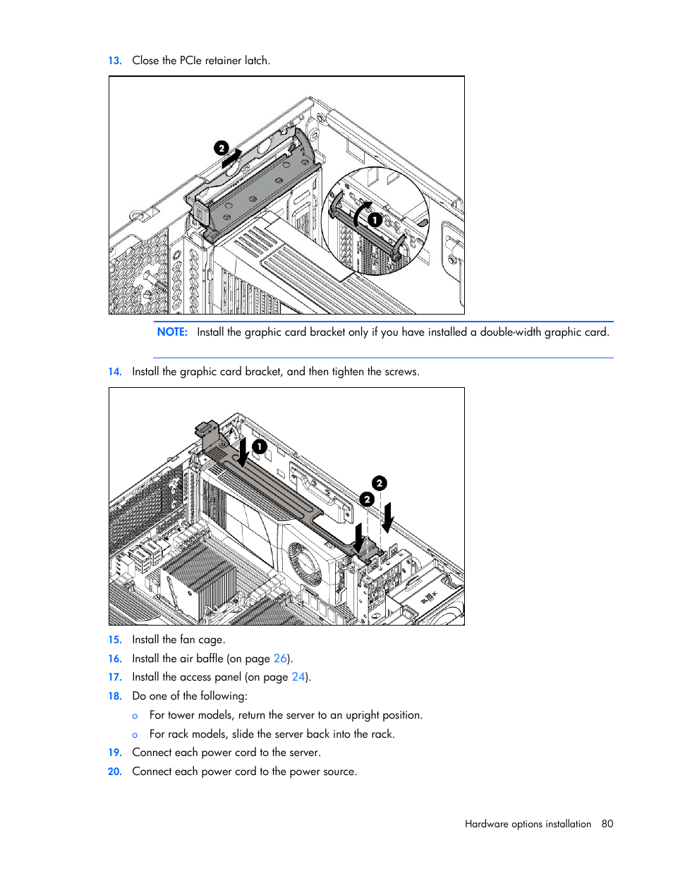 HP ProLiant ML350p Gen8 Server User Manual | Page 80 / 145