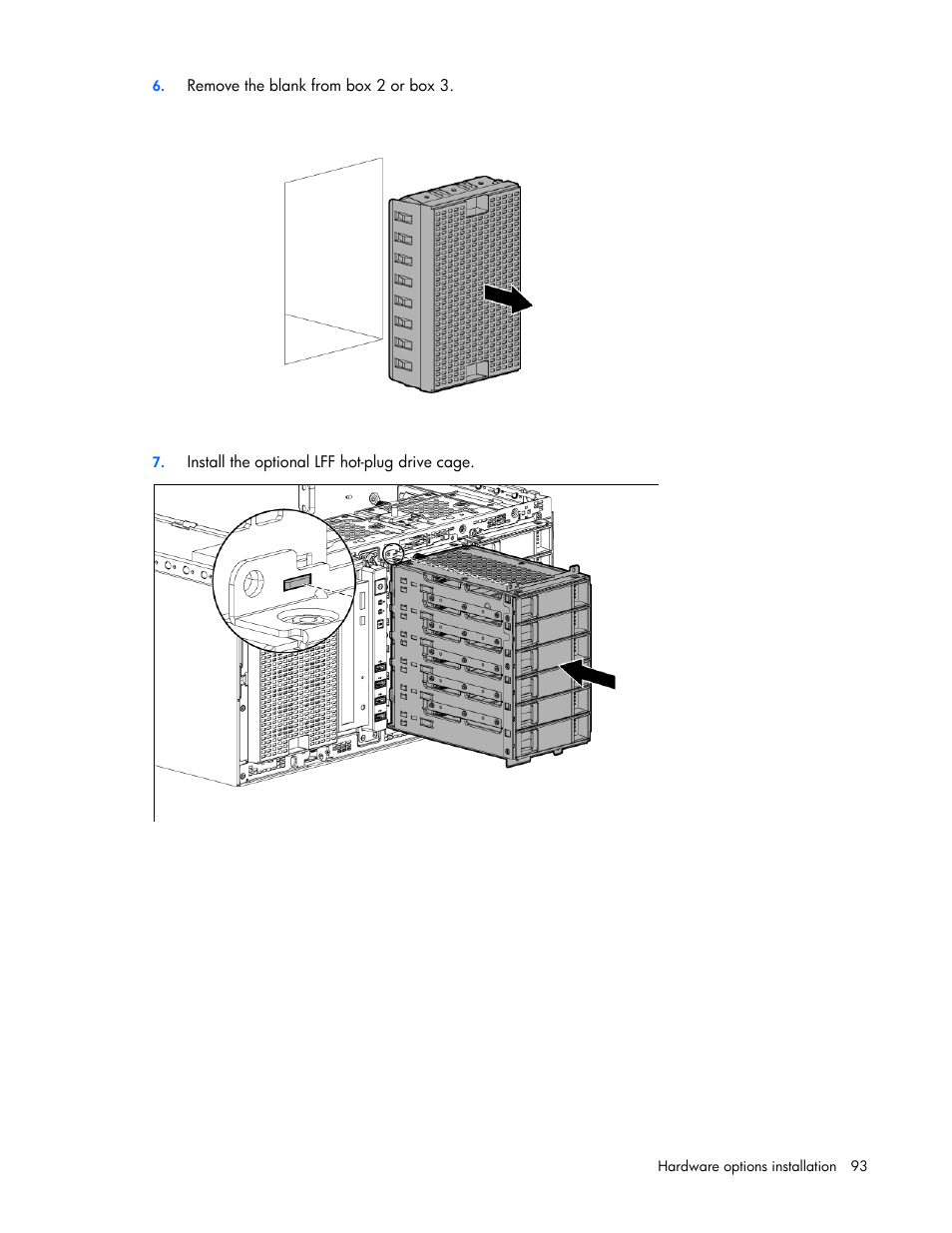 HP ProLiant ML350p Gen8 Server User Manual | Page 93 / 145