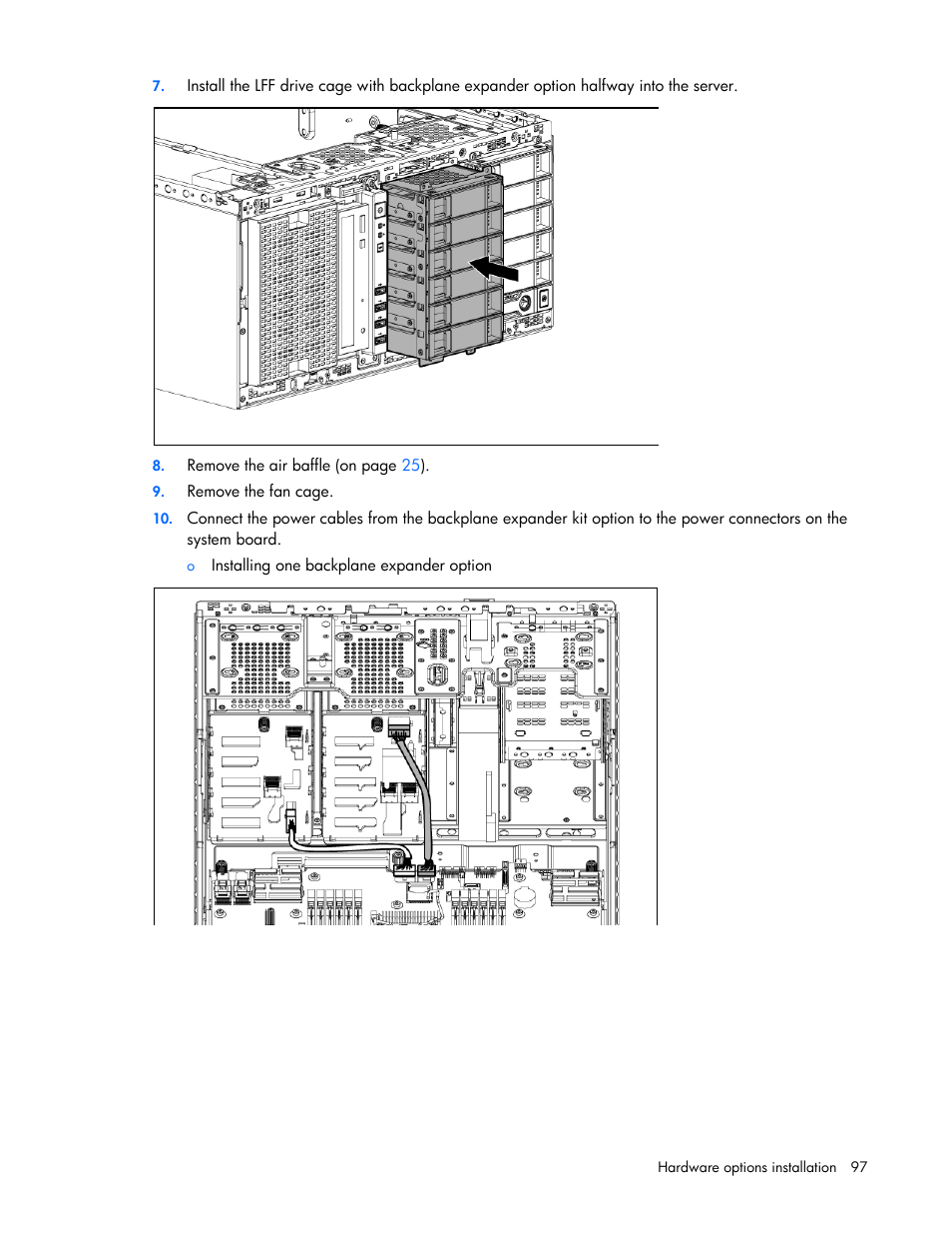 HP ProLiant ML350p Gen8 Server User Manual | Page 97 / 145