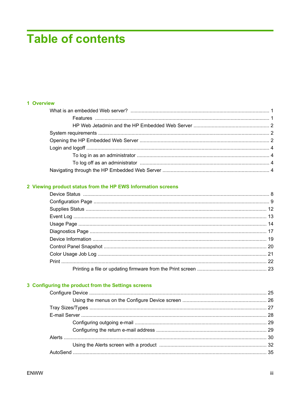 HP Color LaserJet CM3530 Multifunction Printer series User Manual | Page 5 / 128