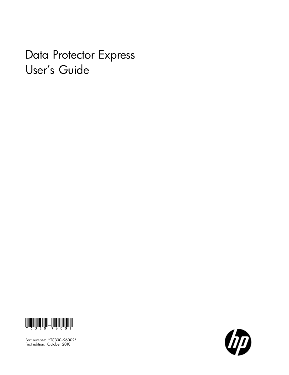 HP Data Protector Express Basic-Software User Manual | 93 pages
