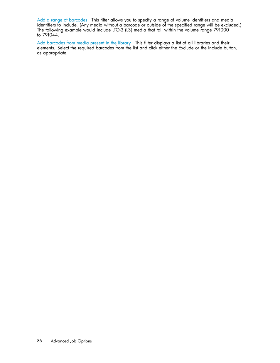 HP Data Protector Express Basic-Software User Manual | Page 86 / 93