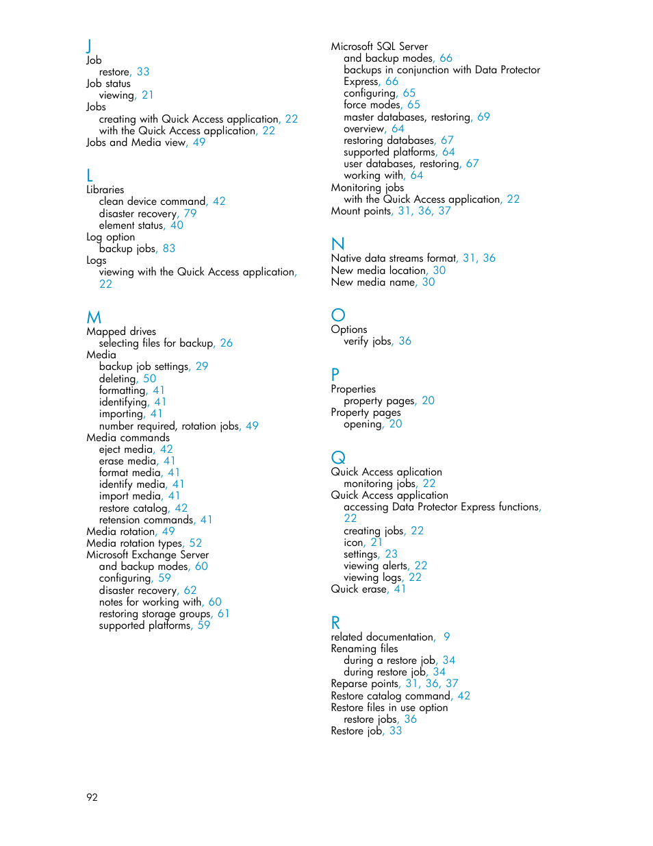 HP Data Protector Express Basic-Software User Manual | Page 92 / 93