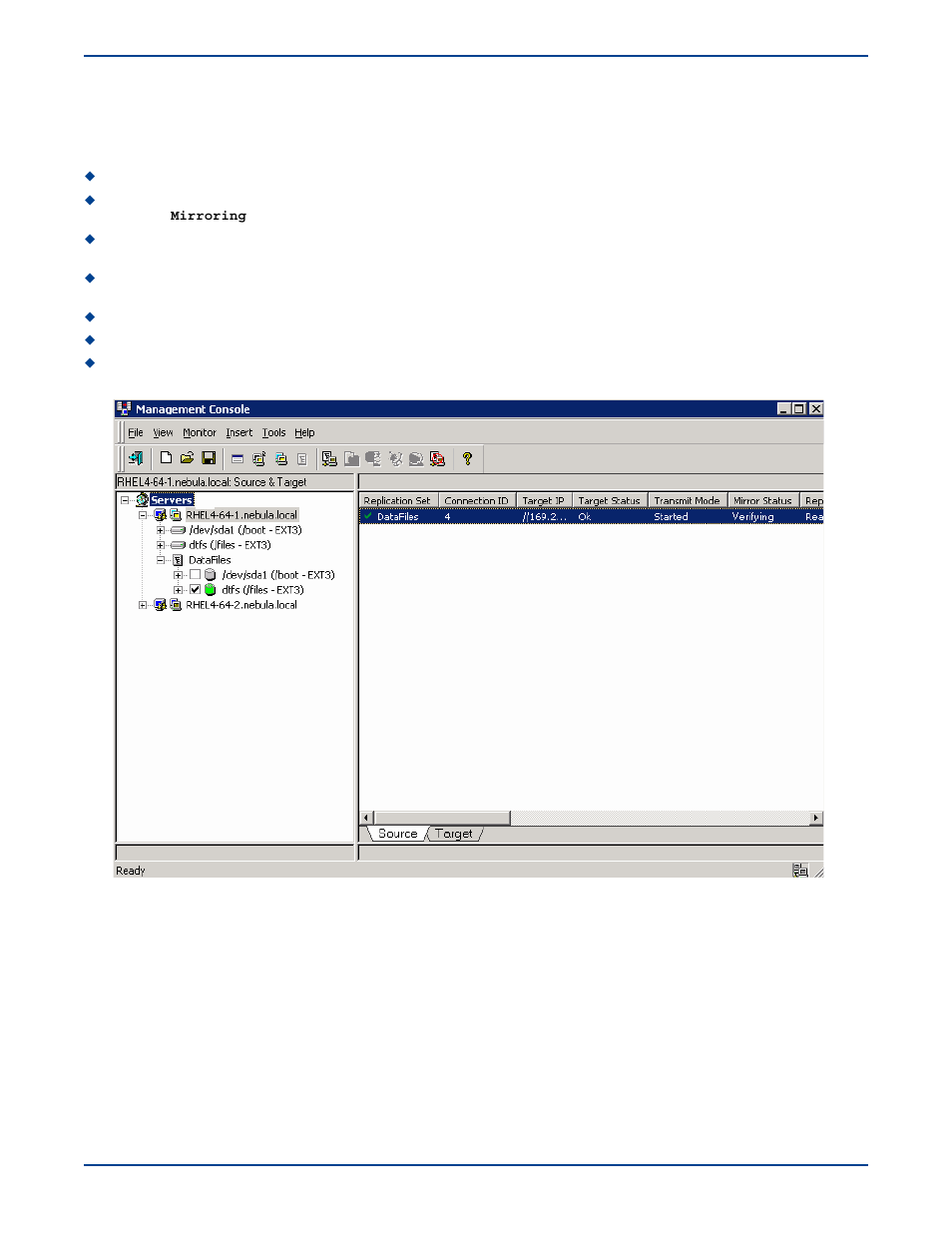 Monitoring verification, Monitoring verification -8 | HP Storage Mirroring V5 Software User Manual | Page 115 / 285