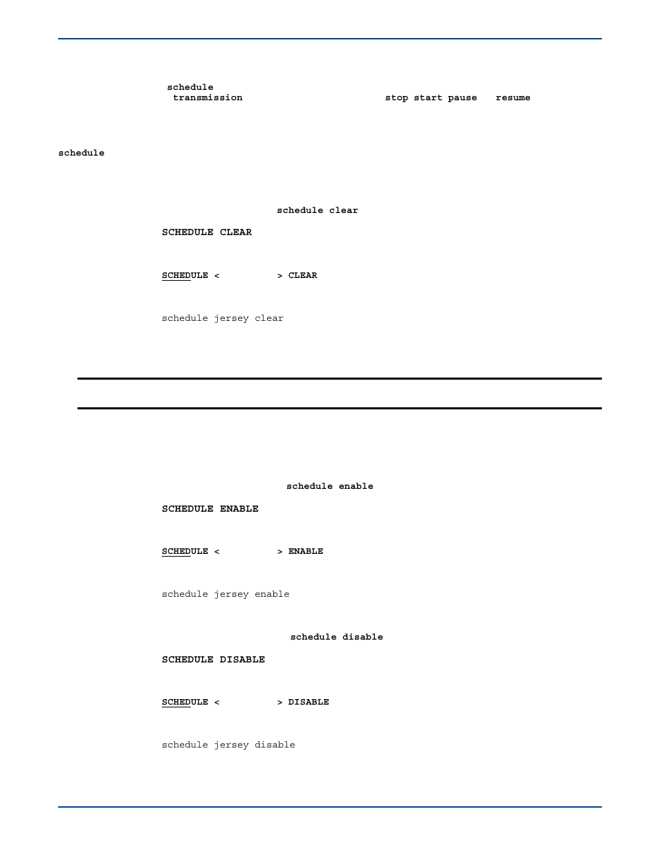 Clearing all transmission criteria, Enabling and disabling transmission criteria | HP Storage Mirroring V5 Software User Manual | Page 128 / 285