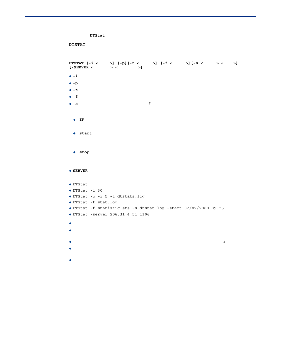 Running dtstat from the command prompt | HP Storage Mirroring V5 Software User Manual | Page 195 / 285