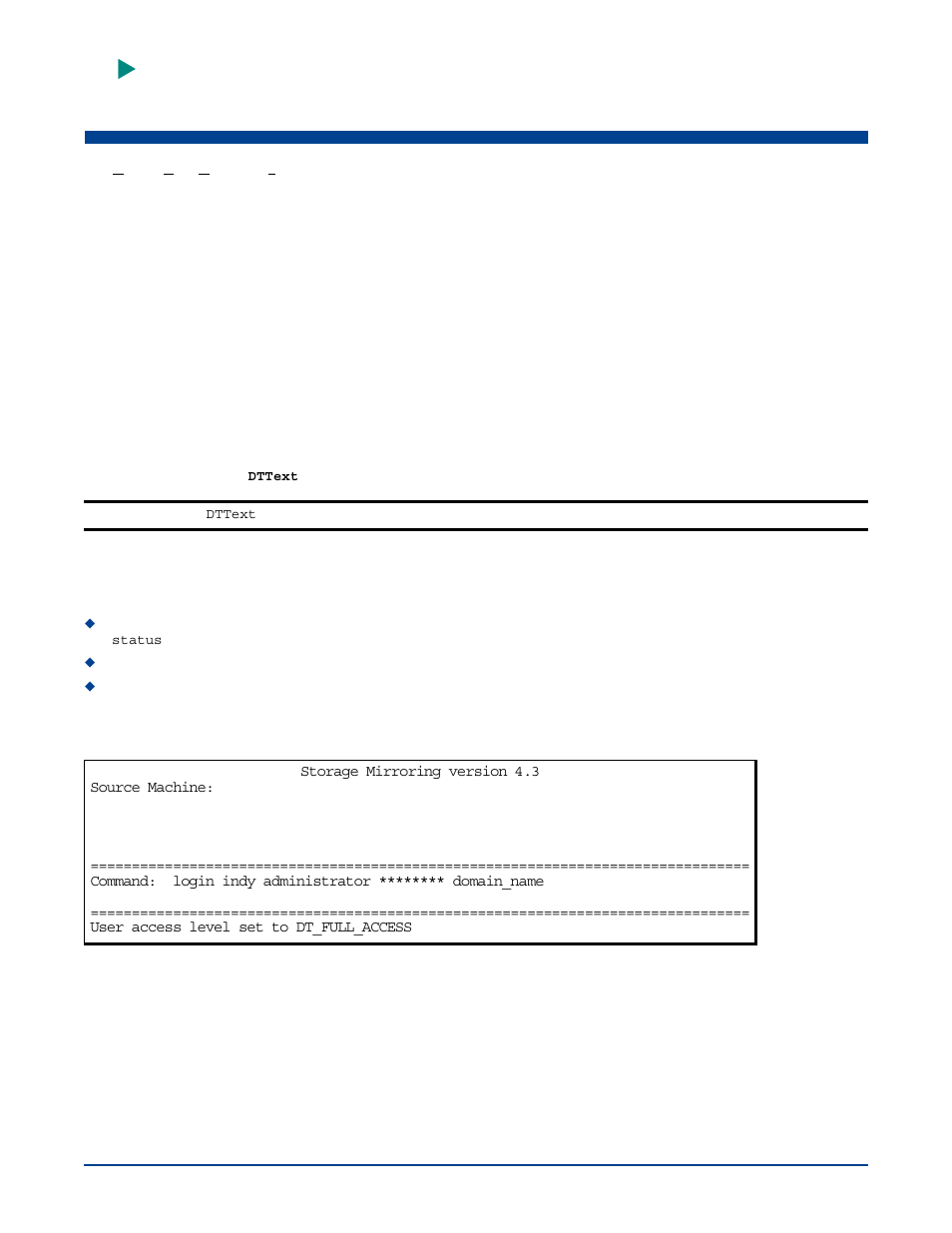 Text clients, The text client, Starting the text client | Using the text client, Chapter 3: text clients -1, The text client -1 | HP Storage Mirroring V5 Software User Manual | Page 32 / 285