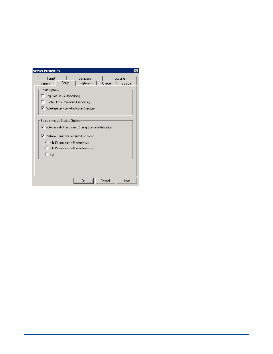 Configuring auto-reconnect, Configuring auto-reconnect -11 | HP Storage Mirroring V5 Software User Manual | Page 72 / 285