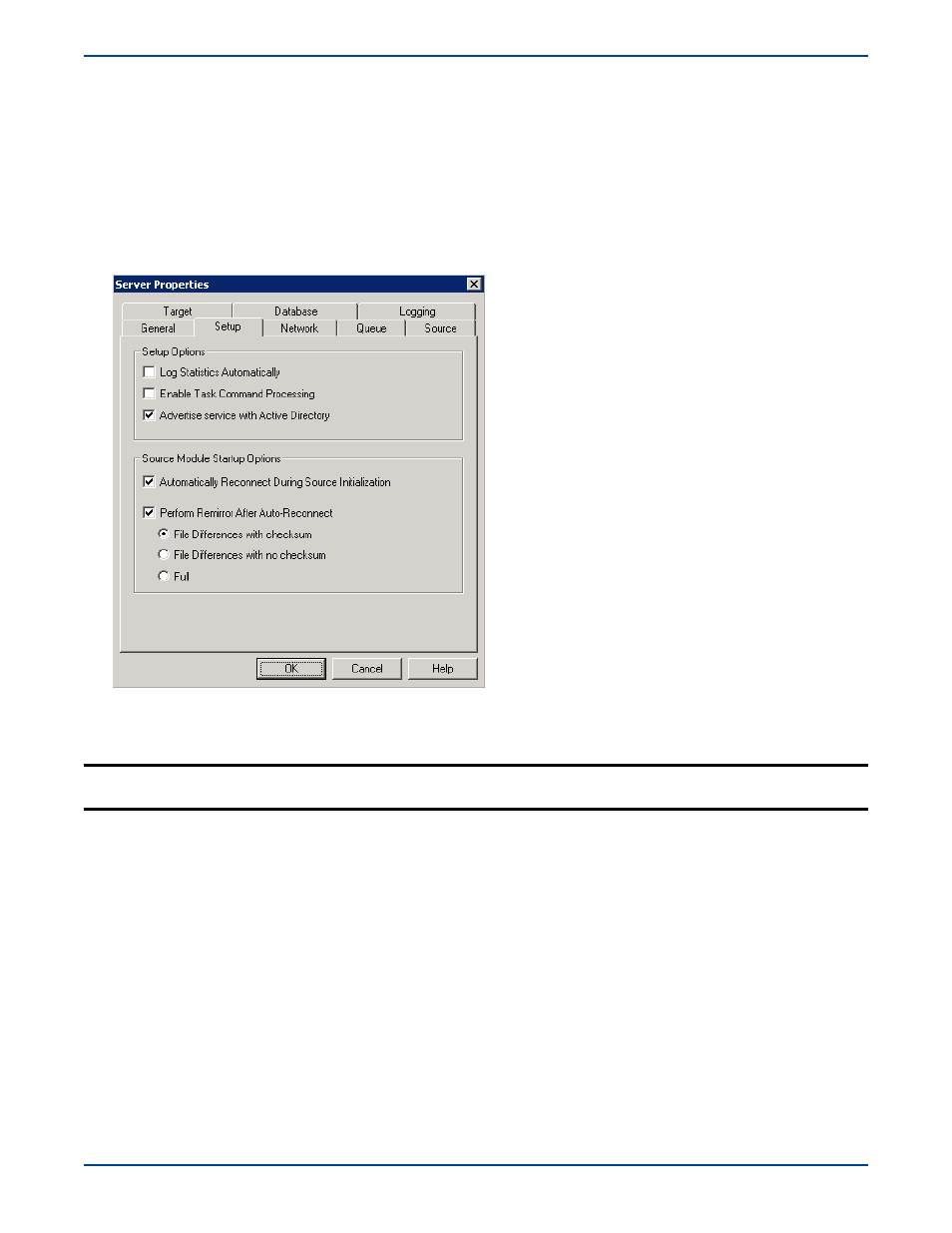 Setting auto-remirror, Setting auto-remirror -10 | HP Storage Mirroring V5 Software User Manual | Page 88 / 285