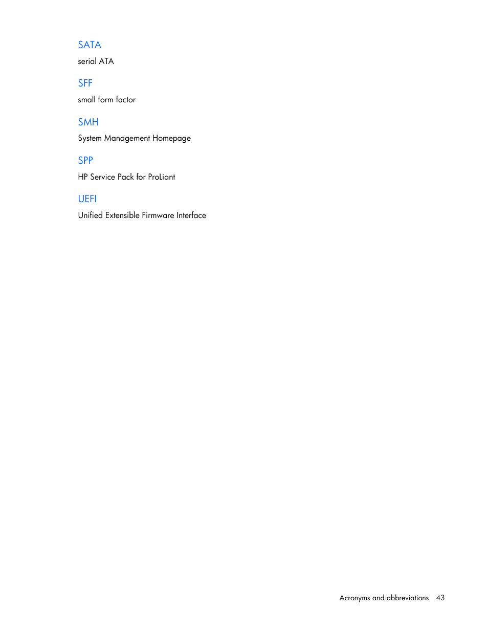 HP Smart Array P430 Controller User Manual | Page 43 / 46