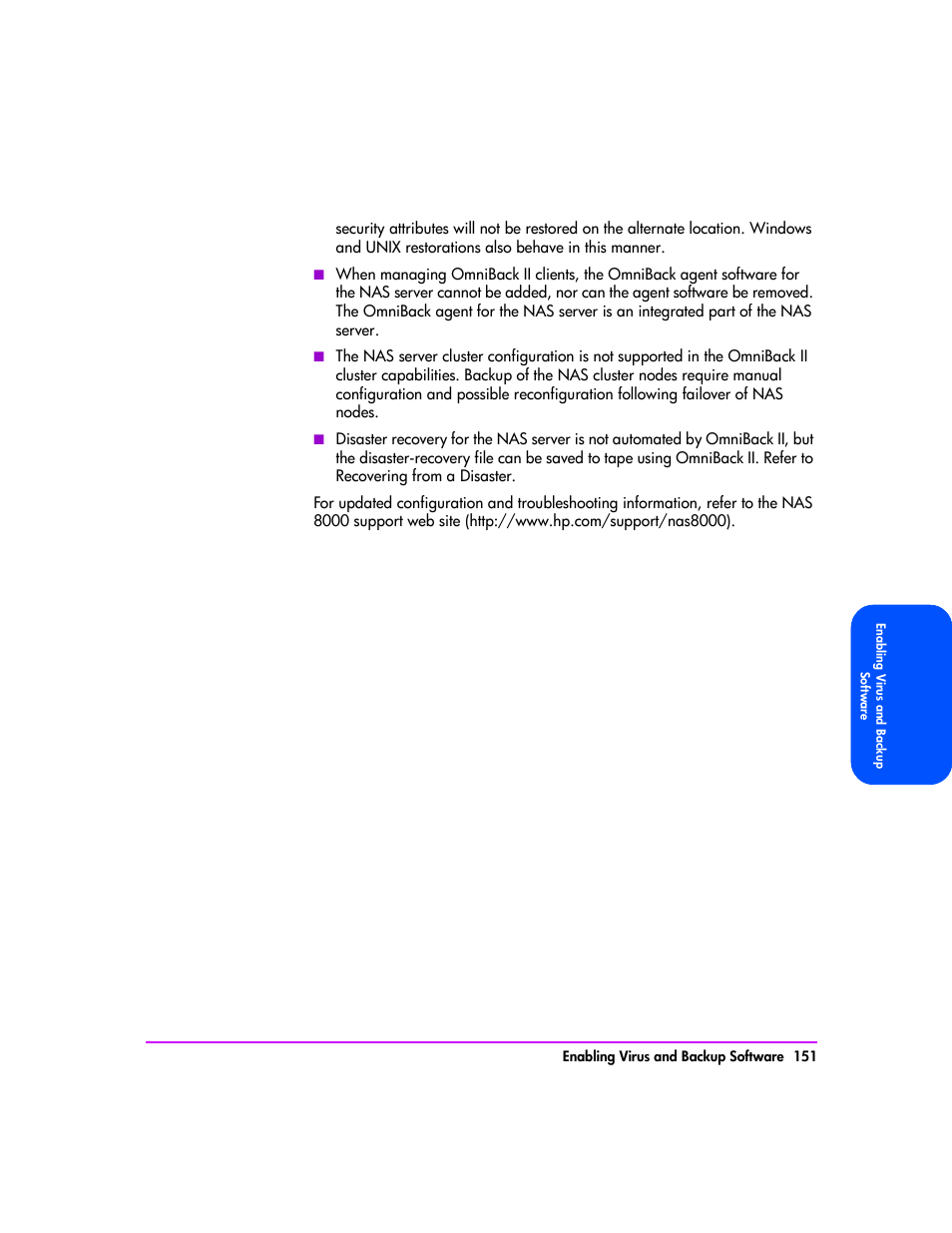 HP StorageWorks 8000 NAS User Manual | Page 153 / 240