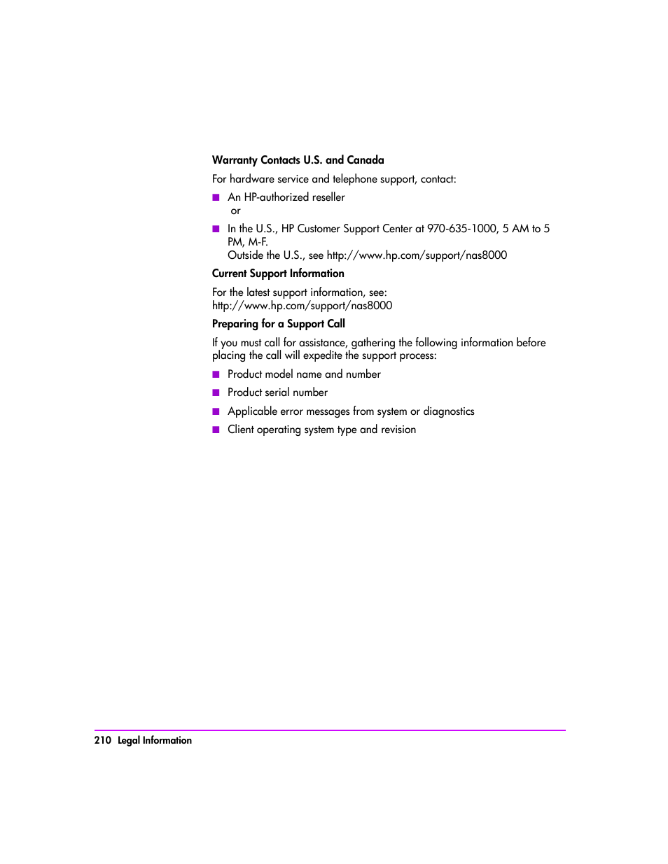 HP StorageWorks 8000 NAS User Manual | Page 212 / 240