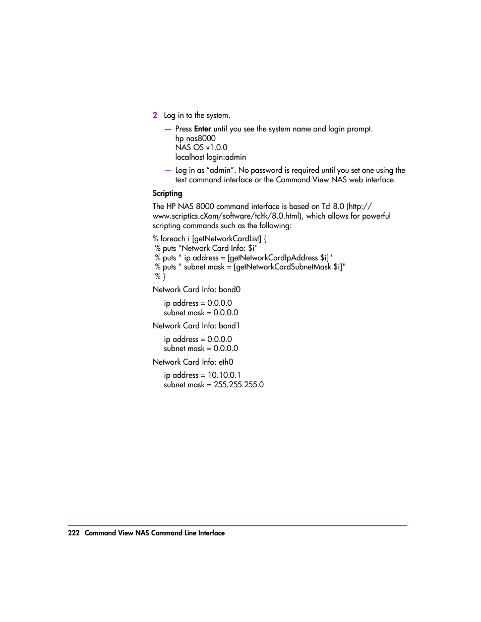 HP StorageWorks 8000 NAS User Manual | Page 224 / 240