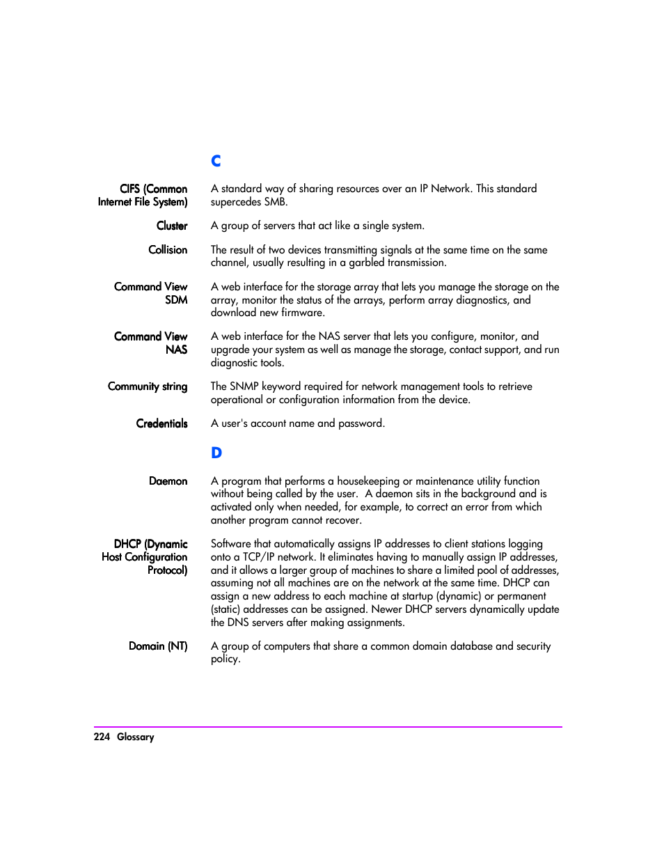 HP StorageWorks 8000 NAS User Manual | Page 226 / 240