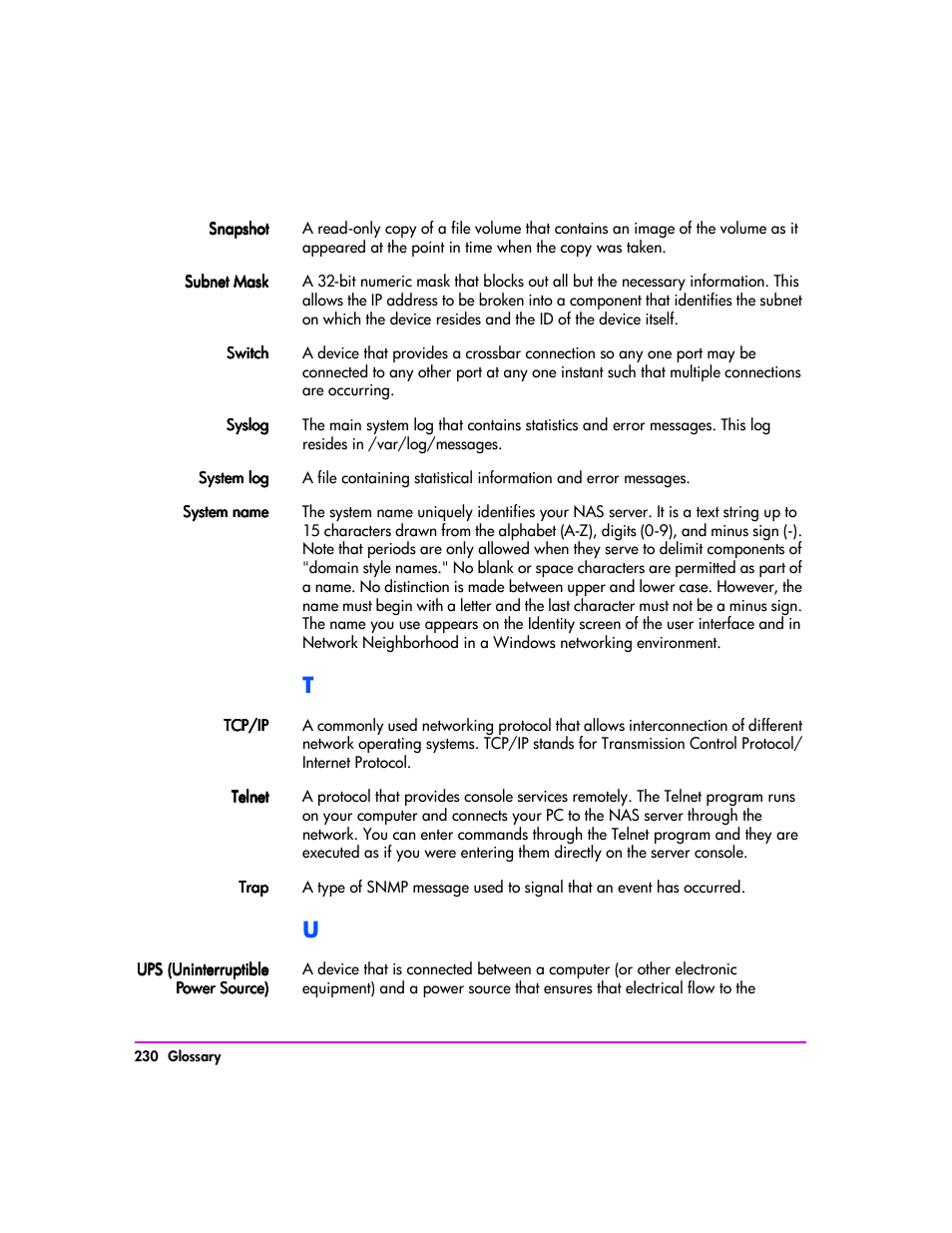 HP StorageWorks 8000 NAS User Manual | Page 232 / 240