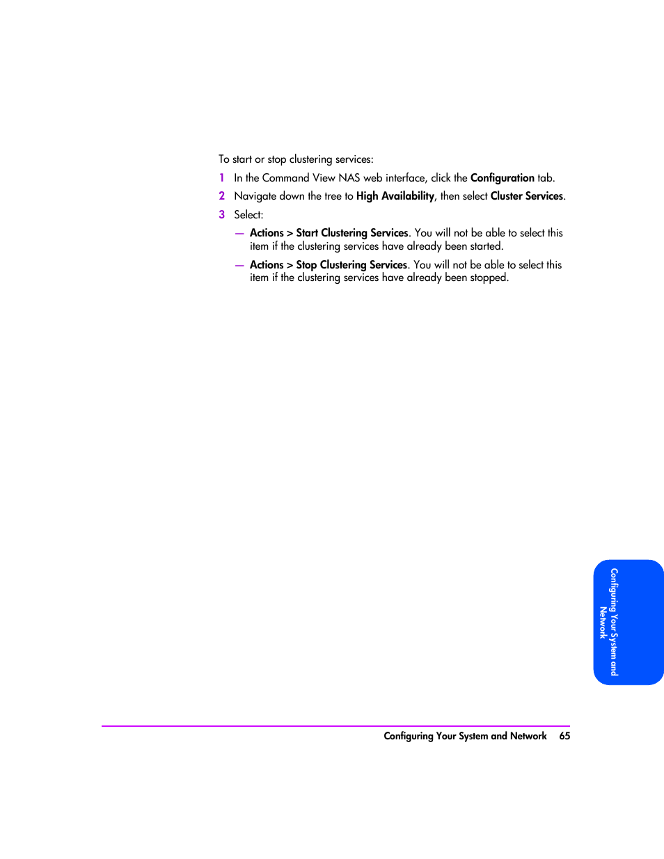 HP StorageWorks 8000 NAS User Manual | Page 67 / 240