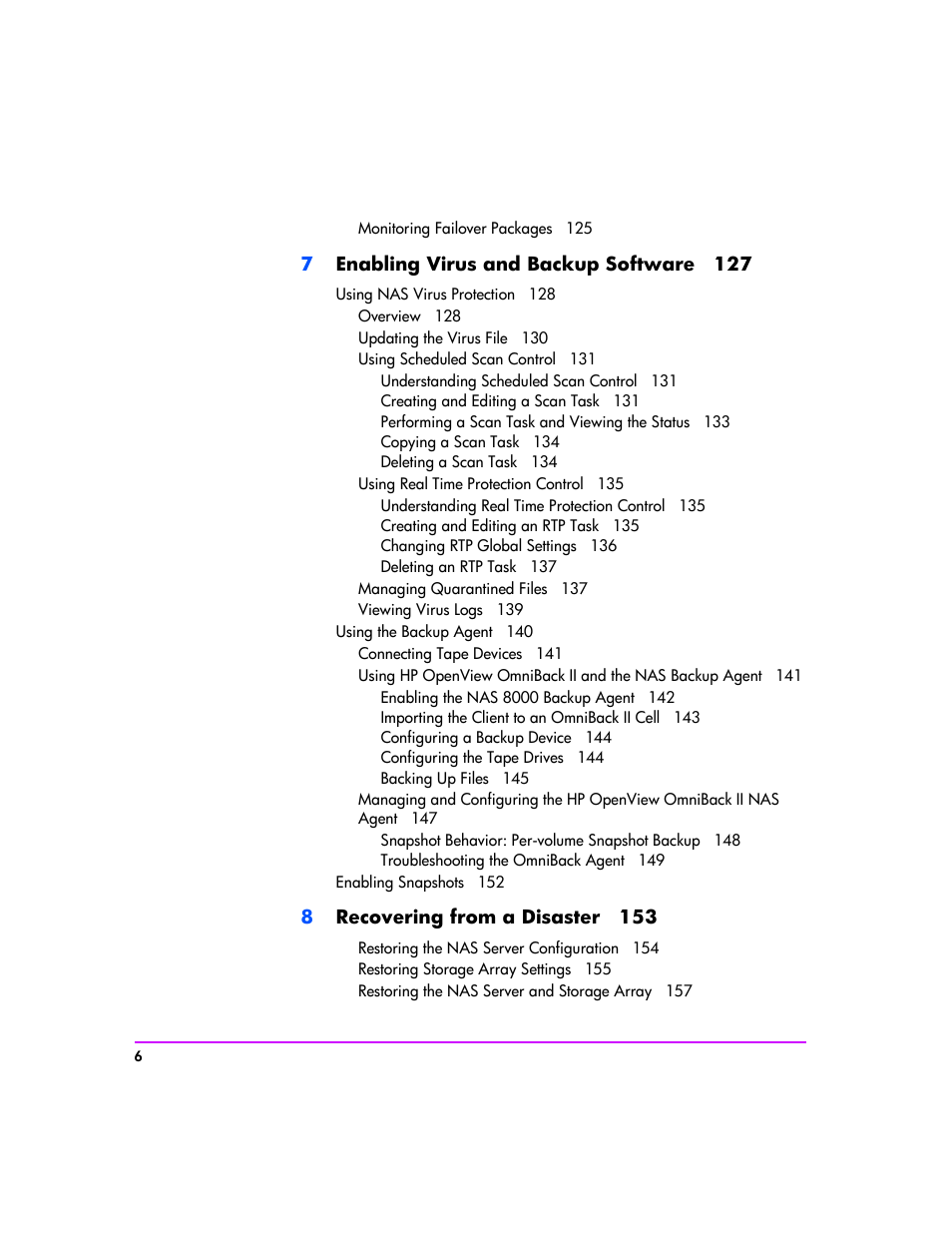HP StorageWorks 8000 NAS User Manual | Page 8 / 240