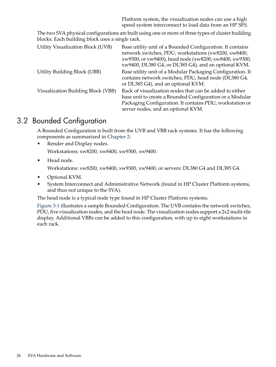 2 bounded configuration | HP Scalable Visualization Array Software User Manual | Page 26 / 68