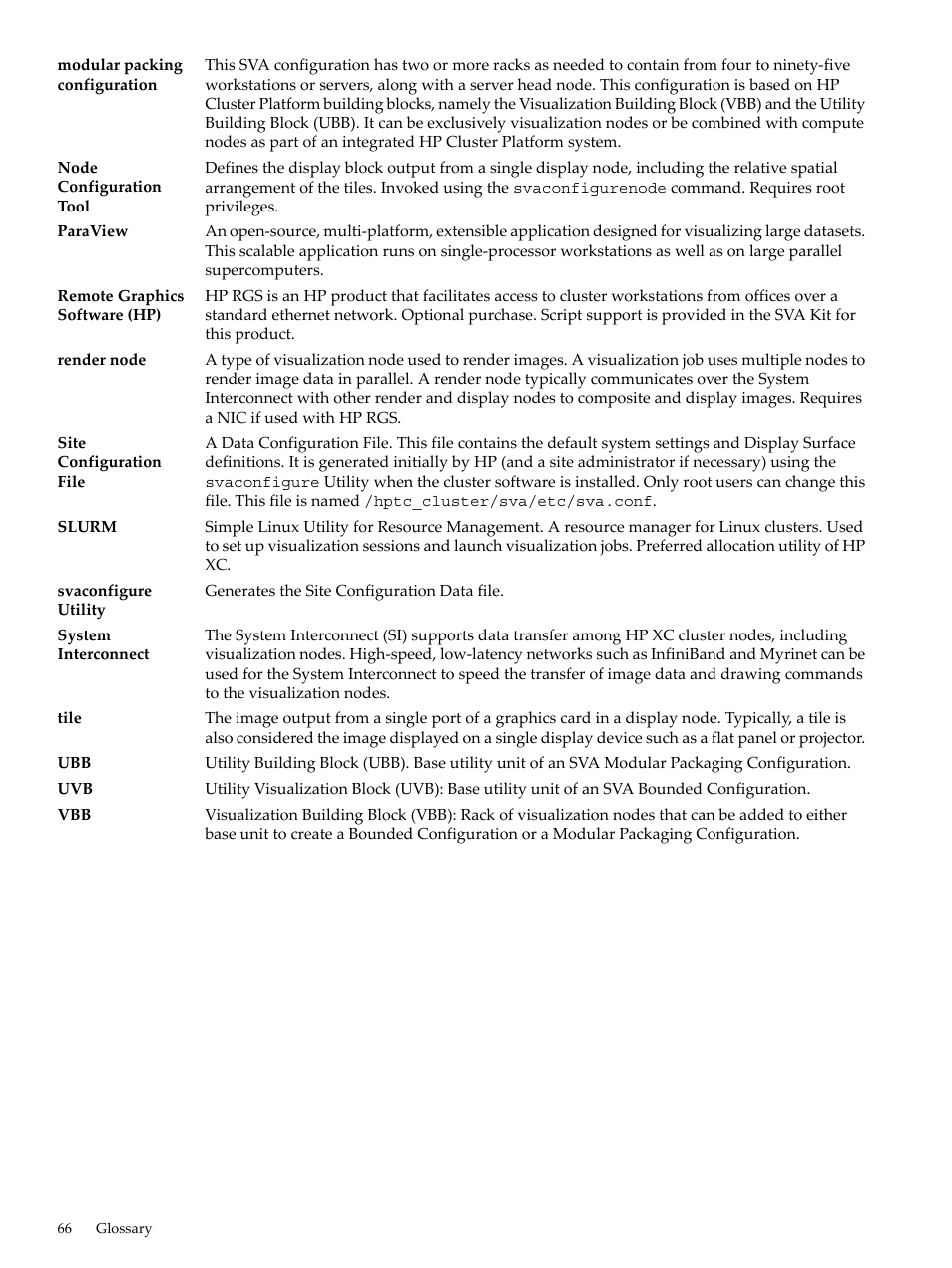 Tile | HP Scalable Visualization Array Software User Manual | Page 66 / 68