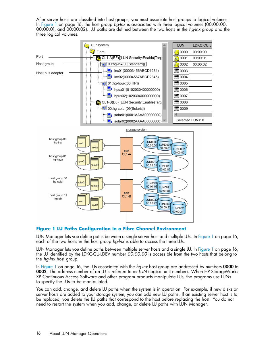 HP XP Array Manager Software User Manual | Page 16 / 105