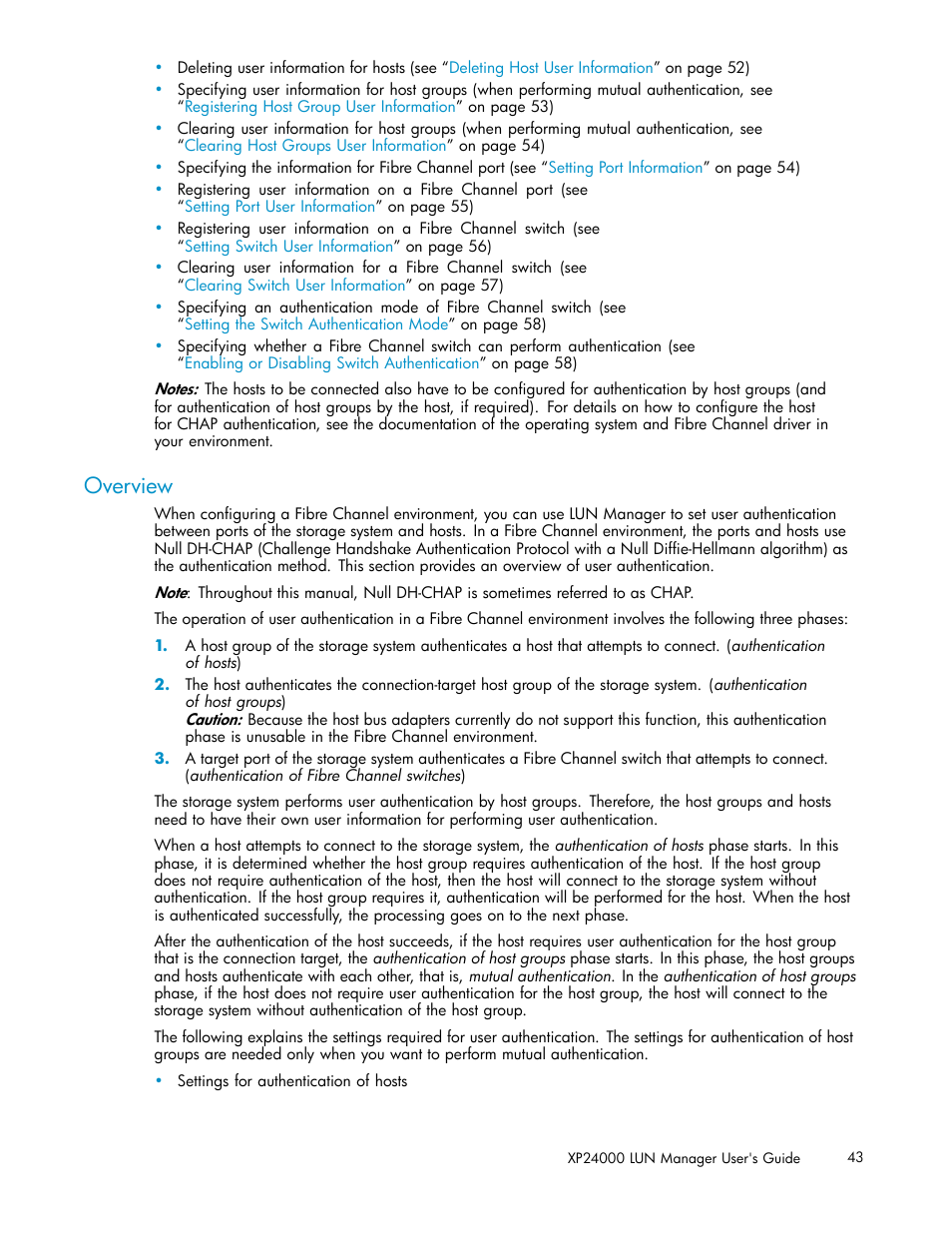 Overview | HP XP Array Manager Software User Manual | Page 43 / 105