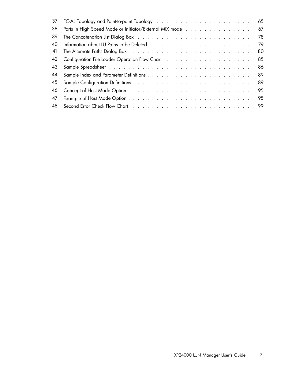 HP XP Array Manager Software User Manual | Page 7 / 105