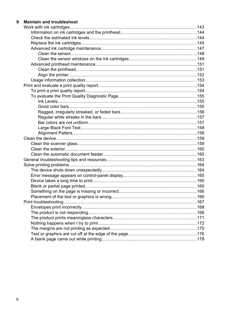 HP Officejet 6500 User Manual | Page 10 / 294